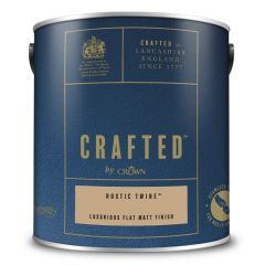 Crown Crafted Luxurious Flat Matt Finish Rustic Twine 2.5 Litre