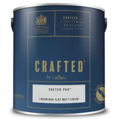 Crown Crafted Luxurious Flat Matt Finish Paint - Sketch Pad 2.5 Litre