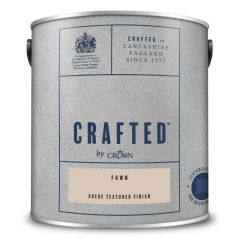 Crown Crafted Suede Textured Finish Fawn 2.5 Litre