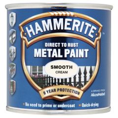 Hammerite Smooth Direct To Rust Metal Paint Cream