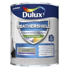 Dulux Weathershield Quick Dry Satin Green Glade 750 ml
