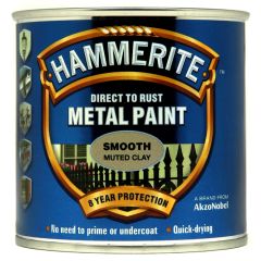Hammerite Smooth Direct To Rust Metal Paint Muted Clay