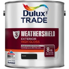Dulux Trade Weathershield Exterior High Gloss Black