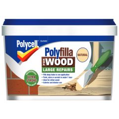 Polycell Polyfilla Wood Large Repair Natural Tub