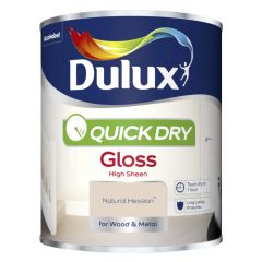 Dulux Quick Dry Gloss Natural Hessian 750 ml