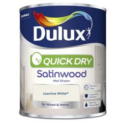 Dulux Quick Dry Satinwood Jasmine White 750 ml