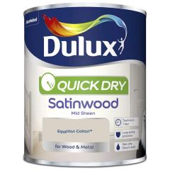 Dulux Quick Dry Satinwood Egyptian Cotton 750 ml