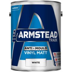 Armstead Trade Anti-Mould Vinyl Matt White 5 Litre
