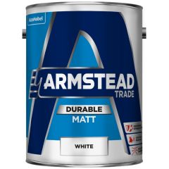 Armstead Trade Durable Matt White 5Ltr