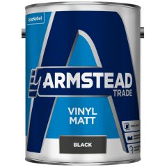 Armstead Trade Vinyl Matt Black 5Ltr