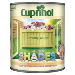 Cuprinol CX Garden Shades Dazzling Yellow 1 Litre