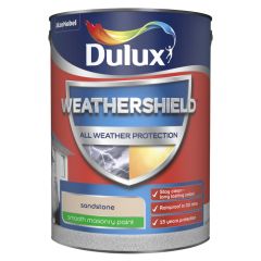 Dulux Weathershield All Weather Protection Smooth Sandstone 5 Litre
