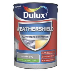 Dulux Weathershield All Weather Protection Smooth Concrete Grey 5 Litre