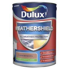 Dulux Weathershield All Weather Protection Smooth Toasted Terracotta 5 Litre