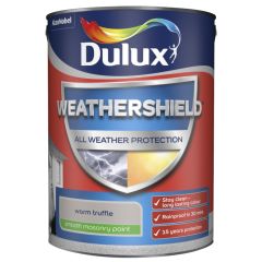 Dulux Weathershield All Weather Protection Smooth Warm Truffle 5 Litre