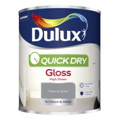 Dulux Quick Dry Gloss Natural Slate 750 ml