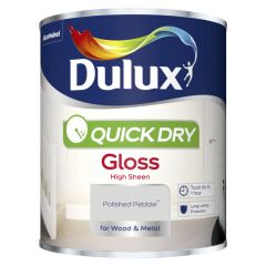 Dulux Quick Dry Gloss Polished Pebble 750 ml