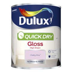 Dulux Quick Dry Gloss Pretty Pink 750 ml