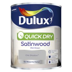 Dulux Quick Dry Satinwood Chic Shadow 750 ml