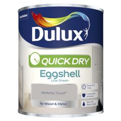Dulux Quick Dry Eggshell Perfectly Taupe 750 ml