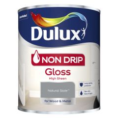 Dulux Non Drip Gloss Natural Slate 750 ml