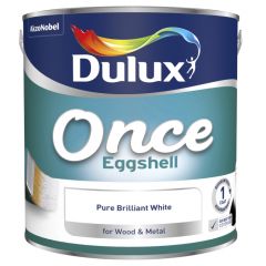 Dulux Once Eggshell Pure Brilliant White