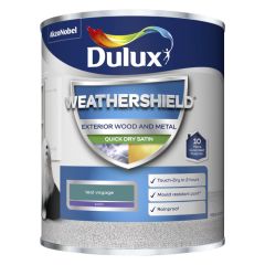 Dulux Weathershield Quick Dry Satin Teal Voyage 750 ml