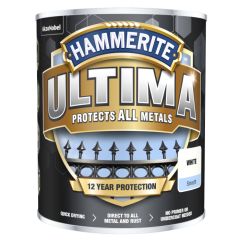 Hammerite Ultima Metal Smooth White 750 ml