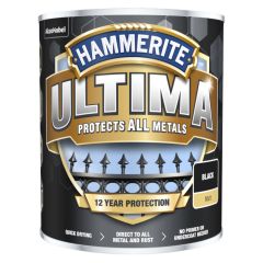 Hammerite Ultima Metal Matt Black 750 ml