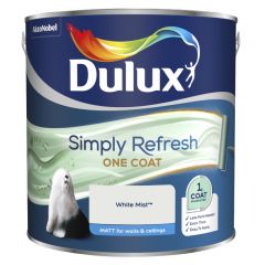 Dulux One Coat Matt White Mist