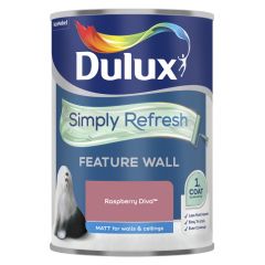 Dulux One Coat Feature Wall Rasberry Diva