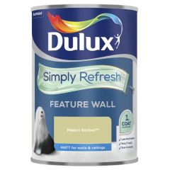 Dulux One Coat Feature Wall Melon Sorbet