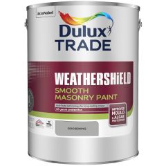 Dulux Trade Weathershield Smooth Masonry Paint Goosewing 5 Litre
