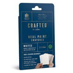 Crown Crafted Real Paint Swatches White - Pack of 8