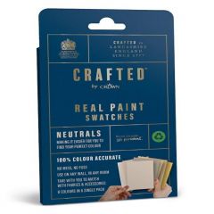 Crown Crafted Real Paint Swatches Neutral - Pack of 8