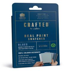 Crown Crafted Real Paint Swatches Blue - Pack of 8
