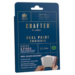 Crown Crafted Real Paint Swatches Grey/Pink - Pack of 8