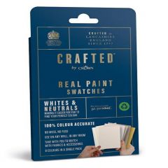 Crown Crafted Real Paint Swatches White/Neutral - Pack of 8