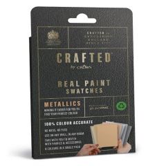 Crown Crafted Real Paint Swatches Metallic - Pack of 8