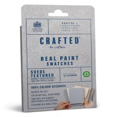 Crown Crafted Real Paint Swatches Suede Textured - Pack of 6