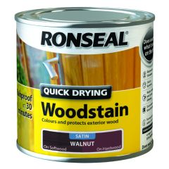 Ronseal Quick Drying Woodstain Walnut Satin