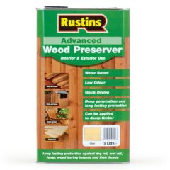 Rustins Advanced Wood Preserver Clear