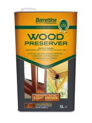 Barrettine Nourish & Protect Wood Preserver Light Brown 5 Litre