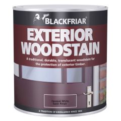 Blackfriar Exterior Woodstain Opaque White 2.5 Litre