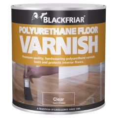 Blackfriar Polyurethane Floor Varnish Clear Satin
