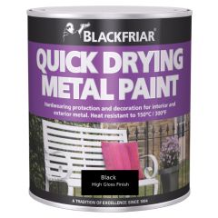 Blackfriar Quick Drying Metal Paint Black
