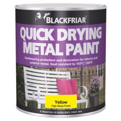 Blackfriar Quick Drying Metal Paint Yellow 2.5 Litre