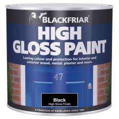 Blackfriar High Gloss Paint Black