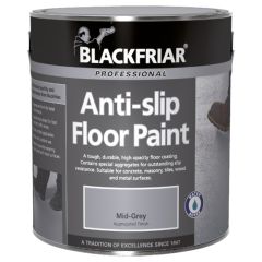 Blackfriar Professional Anti-Slip Floor Paint Mid Grey 5 Litre