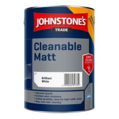 Johnstones Trade Cleanable Matt Paint - Brilliant White